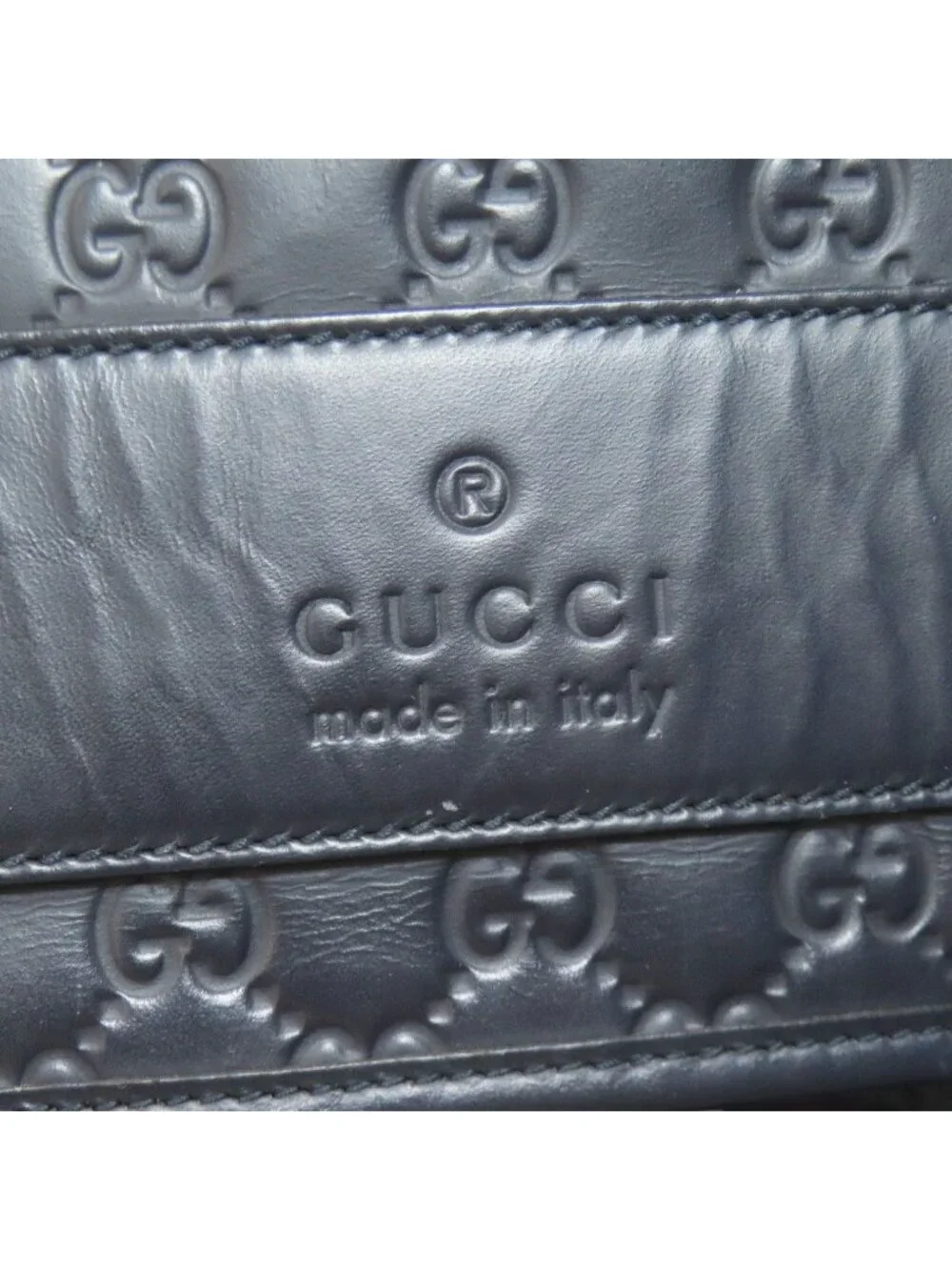 Gucci Messenger GG Signature Guccissima Shoulder Bag Leather